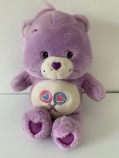 VINTAGE 2003 TALKING / SINGING CARE BEAR SHARE BEAR  PLUSH  13"