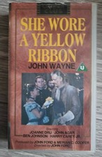 She Wore a Yellow Ribbon Western John Wayne VHS Video Retro Director John Ford