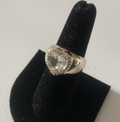 NEU MIT ETIKETT J.CREW KRISTALL HERZ RING 9 - Bild 7 von 7