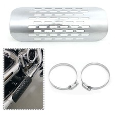 Kits de protección térmica silenciador de escape cromado para motocicleta