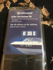 Brand New Sealed Lot of 3 Attwood Marine 144 Letter and Number Kit 4 of Each
