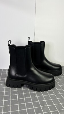 ASOS DESIGN Alfie Chelsea boots Lug Heels Ankle Boots Women s Sz 11 Grunge Goth