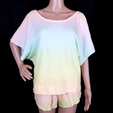 Victoria's Secret Angel Wings Women Top & Shorts Set Open V-Back Multicolor S