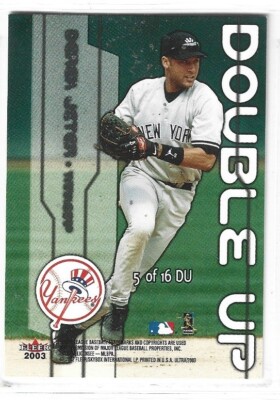 Derek Jeter New York Yankees - Nomar Garciaparra Red Sox 2003 Ultra DOUBLE UP