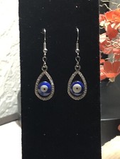 Evil Eye Protection Beautiful Tear Drop Earrings