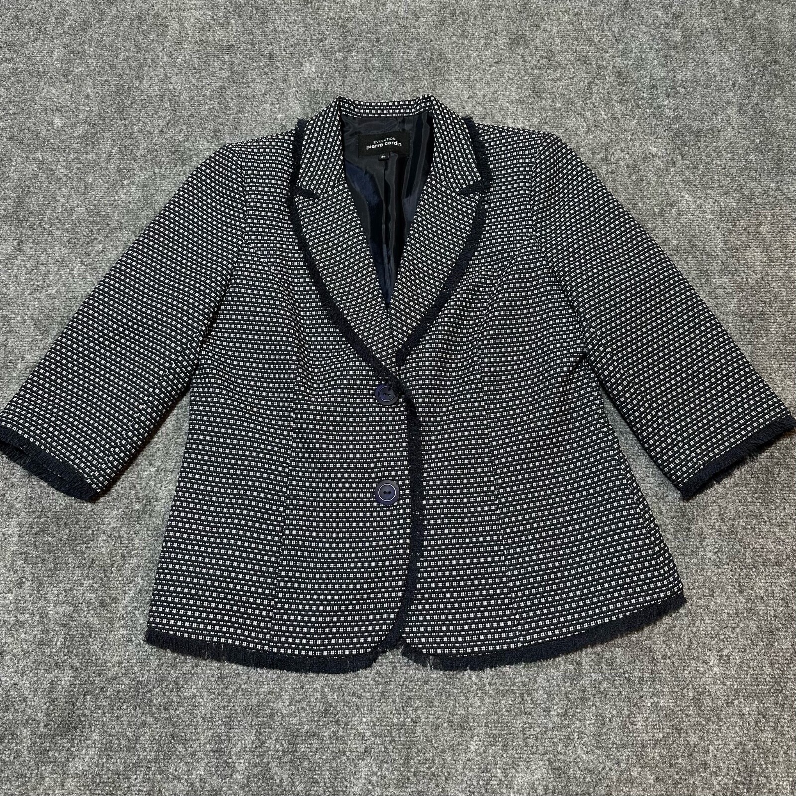 Evolution Pierre Cardin Blazer Jacket Womens 36 B… - image 1