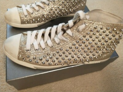 Athletic Shoes Prada Studded Shoes Prada Nylon Studded Sneakers