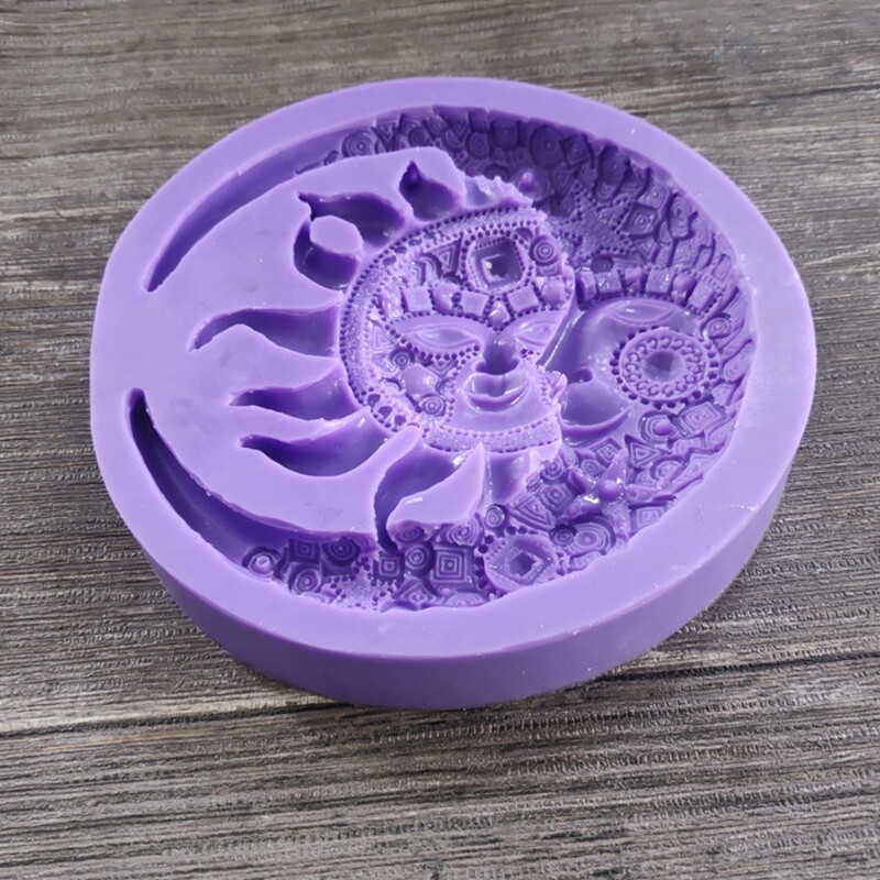 Epoxy Resin Moon Sun Silicone Mold for DIY Jewelry Crafting
