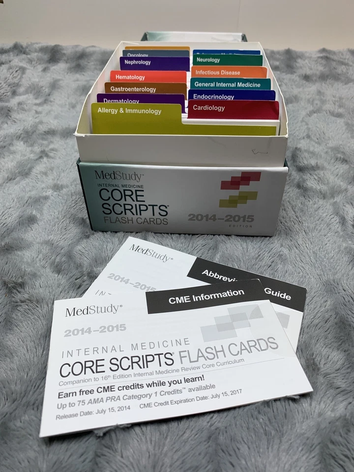 Core Scripts Flash Cards Med Study 2014-15 Edition - Image 3 of 4