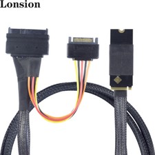M. 2 SFF-8643 to U.2 SAS SFF-8639 with SATA 15P server connection cable
