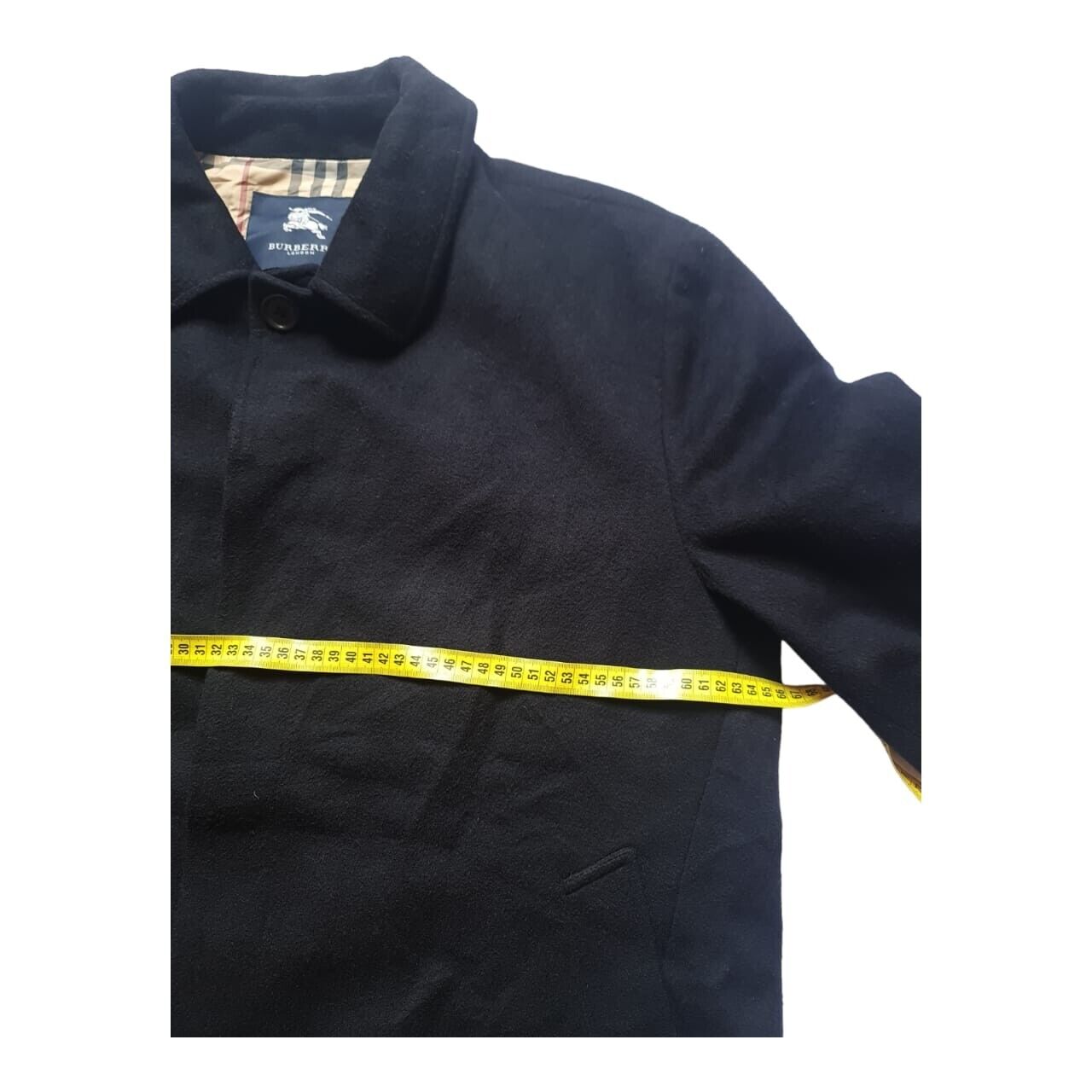 Vintage Burberry trench Jacket Wool Nova Check Co… - image 10