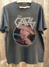 The Cars Band Album 1978 Tour short sleeve charcoal color shirt KV32060
