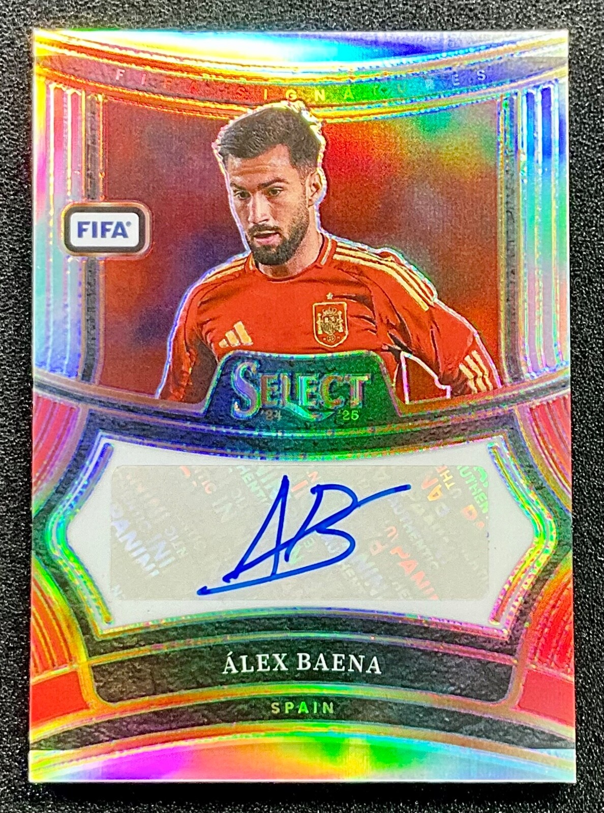 2024-25 Select Fifa Alex Baena Silver Auto Spain