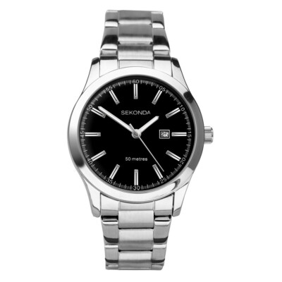 Sekonda Uhr 40364 Damen Taylor Classic Collection schwarzes Zifferblatt