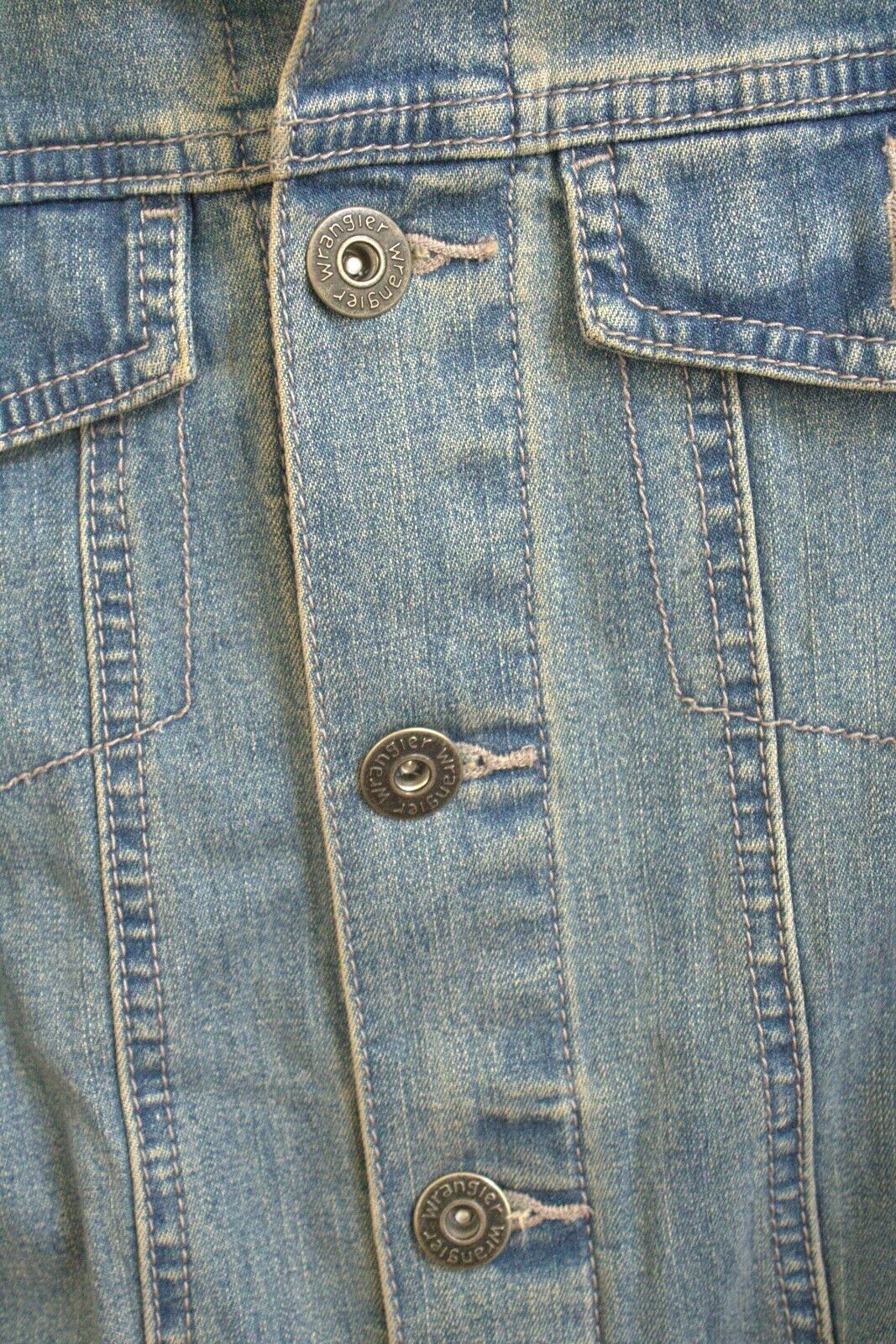 Vintage Wrangler denim Jacket & width 18 Lenght 2… - image 3