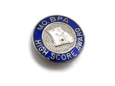 MO. BPA High Score Award Pin Silver Tone