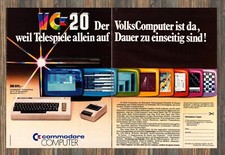 Commodore VC 20 - Reklame Werbeanzeige Original-Werbung 1981