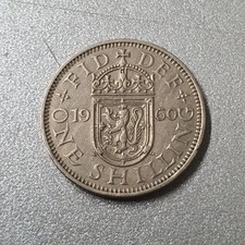 Moneta One Shilling Wielka Brytania 1960 - stan jak na zdjęciach