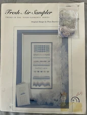 The Victoria Sampler Thea Dueck Fresh Air Sampler Chart Leaflet Accessory Pack