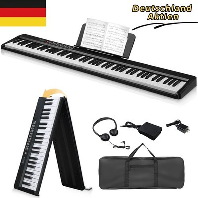 GPP106 88-Tasten Faltbares Klavier Semi-Weighted Standard Keyboard Digital Piano