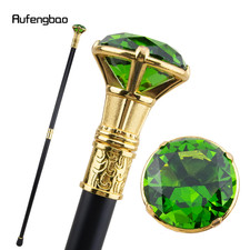 93cm Golden Diamond Walking Cane Fashion Decorative Gentleman Cosplay Stick