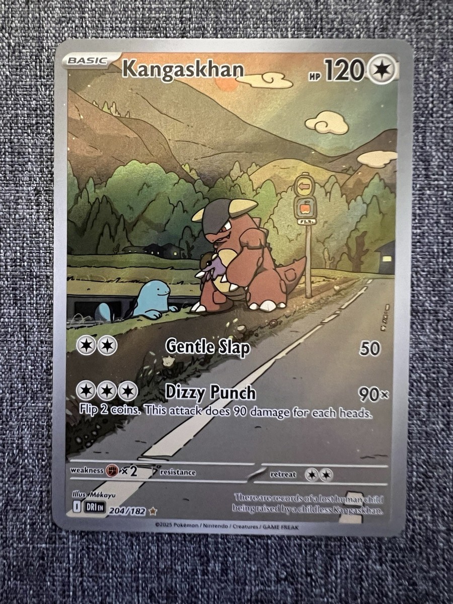 Kangaskhan 204/182 Destined Rivals Pokémon Card Illustration Rare