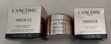 2 Lancome Absolue Soft Cream rose extract .16 oz each NIB