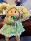 jesmar cabbage patch 85 Lemon Braid Green Freckles Good Vintage Smoke Free HM4