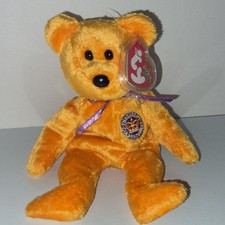 Ty Beanie Baby The Queen's Golden Jubilee Bear 2002 Plush with Tag B3.13