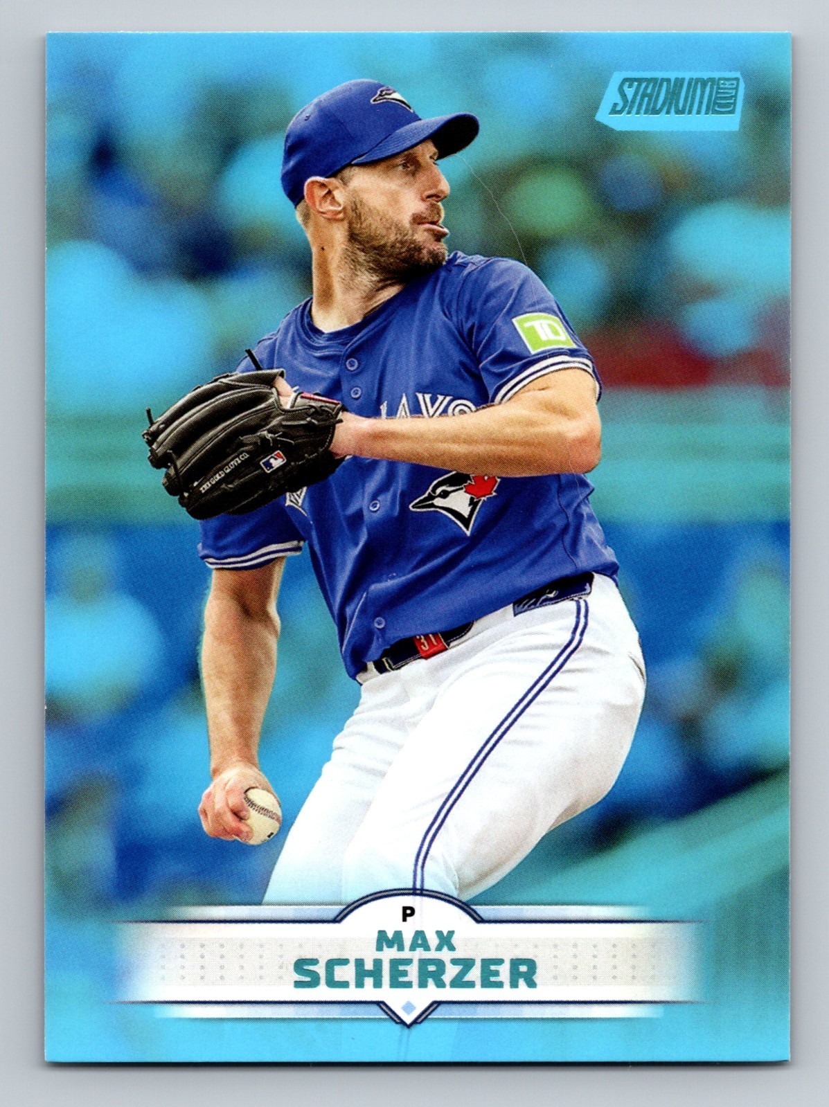 2025 Topps Stadium Club - Max Scherzer #136 Blue Foil