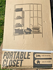 Wardrobe Closet Kit by Oxgord. Build It Yourself & Save! 69" Tall, 51" Wide.