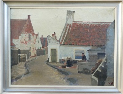 Künstlerkolonie Katwijk, Wilhelm Gutmann (Frankfurt 1877-1946), Ölgemälde