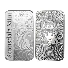 1 Troy oz .999 Silver Bar Scottsdale Mint VORTEX Silver Bullion Bar
