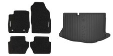 Frogum Fußmattensatz Autoteppich + Kofferraumwanne für Ford Fiesta VI