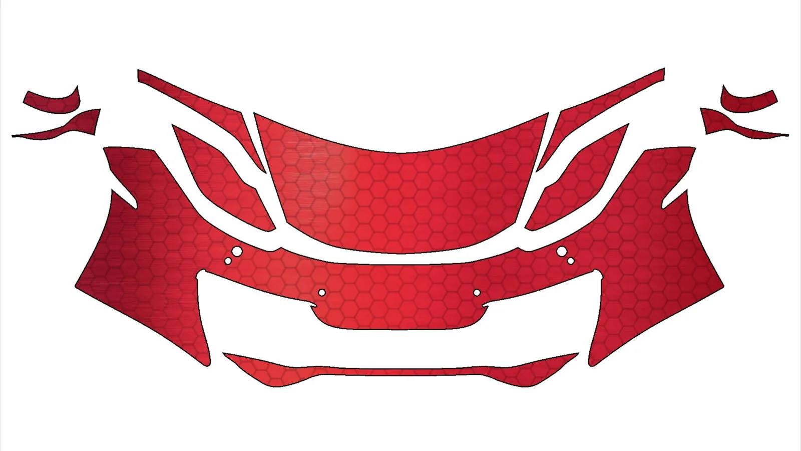 Compatible With McLaren MP4-12C (2012–2014) Front Paint Protection Film Kit | Pr