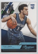 2015-16 Panini Prestige Rookies Bonus Shots Blue 44/99 Tyus Jones #216 00am