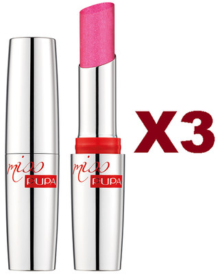 3PCS MISS DOLL STARLIGHT ULTRA SHINY LIPSTICK LOVELY MEGHAN 704