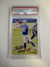 2020 Panini Chronicles Luminance-Bronze Justin Herbert PSA 10 #203