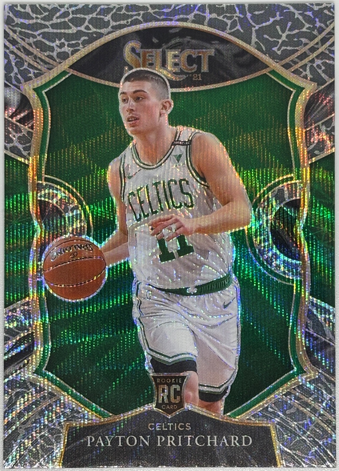 Payton Pritchard 2020-21 Select Concourse Elephant Prizm Rookie Card