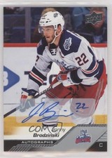 2022-23 Upper Deck AHL Auto Jonny Brodzinski #23 Auto jt1