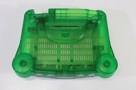Nintendo 64 Clear Jungle Green Console Controller AC AV N64 NTSC REGION FREE