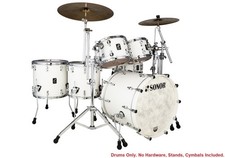 SONOR Momentum Beech Satin Pure White Lacquer 22_10_12_14_16 Drums Shells Pack