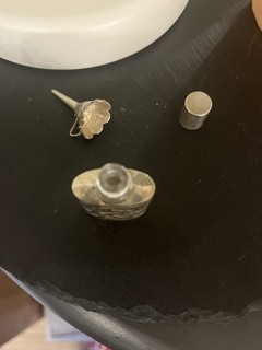 Miniature Perfume Bottle & Funnel