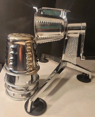 VINTAGE SALADMASTER FOOD PROCESSOR DICER GRINDER SLICER 5 Cones 