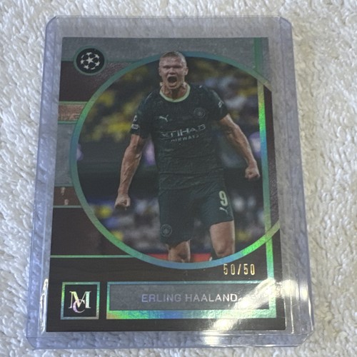 Topps Museum Collection 2026 Erling Haaland #9 Man City UCL 50/50 #’d
