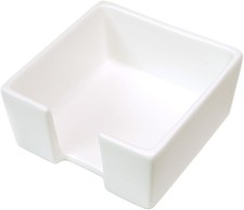 Ceramic Sticky Note Holder, 3 x 3 Sticky Note Dispenser, Notepad Holder for