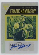 2020-21 Panini Flux Signatures Silver Prizm Frank Kaminsky #FLS-FKA Auto he0