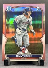 2023 Bowman Draft Tommy Hawke Chrome 1st Rose Gold Refractor /10 #BDC-141