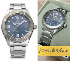 Orient Sports Mako 40 RN-WJ0002L Blue Dial Diver Stainless Solar Watch Men NEW