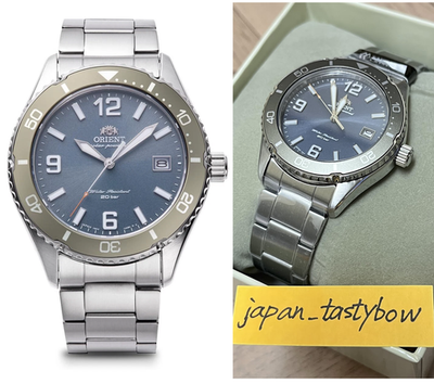 Orient Sports Mako 40 RN-WJ0002L Blue Dial Diver Stainless Solar